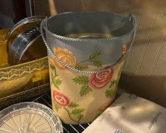 Metal Easter Bucket