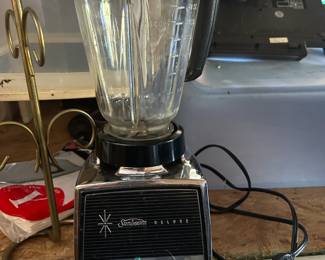 Vintage SUNBEAM CUSTOM DELUXE 8-Speed Blender CHROME 800