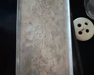 Vintage Hammed Aluminum Tray