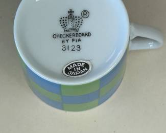 Japanese Espresso Set by Pia Mid Century