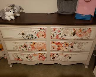 Beautiful Hand-Painted Dresser
