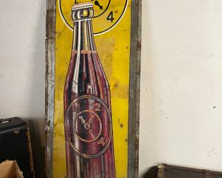 Vintage Dr. Pepper 10-2+4 sign circa 1930 . 
