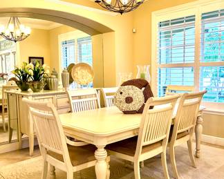 Solid Wood Dining Set by Universal Furniture