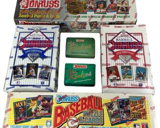 DONRUSS 1992 Baseball Puzzle Cards + 1993 Major League Cards Series 1 & 2 + The Rookies Puzzle and C
