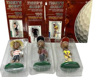 UPPER DECK Collectibles Tiger's Quest Figures 3 Tiger Woods