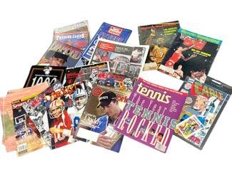 Sports Magazines Including 1972 & 1975 Sports Illustrated Lakers Champs Red Hot Hoosiers + Marve