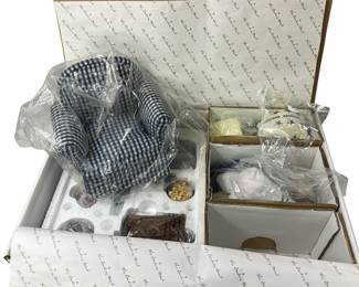 Dallas Cowboys Danbury Mint Armchair Quarterback Bear Chair Accessories Original Box