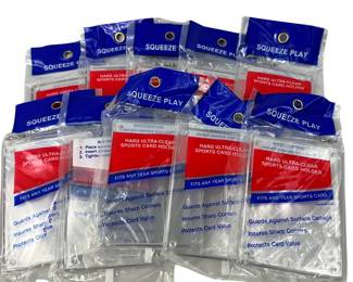 New Squeeze Play Hard Ultra Clear Sports Card Holders