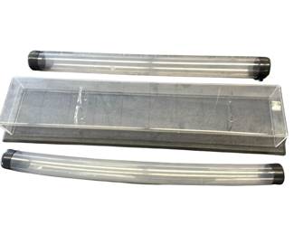Baseball Bat Case + 2 Bat Clear Tubes