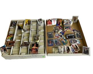 Monster Box of Misc Trading Cards: Basketball Fleer NBA Hoops & More