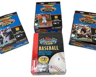 TOPPS Stadium Club 1991 x 3 + 1993
