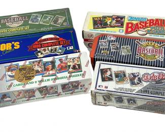 6 Sealed Boxes Misc Makers Major League Baseball Cards