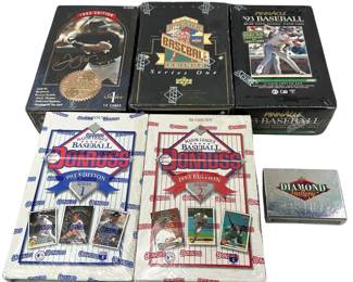 Lot of 1993 Major League Baseball Cards in Sealed Boxes
