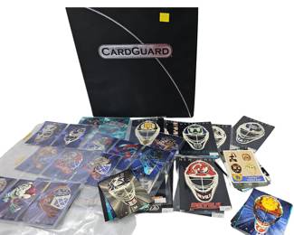 NHL Goalie Masks In The Mask Trading Cards with Album Pinnacle