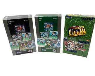 FLEER Ultra Trading Cards 1991 3 Different Boxes