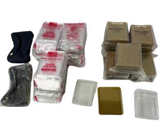 Sleeves Stackable Hard Plastic Big LOT