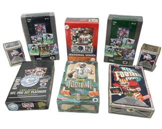 8 Boxes Mixed Makers Football NFL Trading Cards LOT