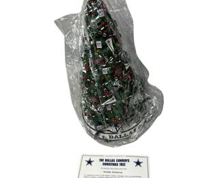 Dallas Cowboys Christmas Tree Danbury Mint Original Box COA
