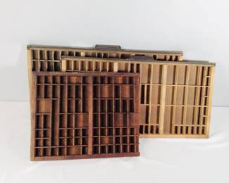 Vintage Hamilton Typesetting Trays