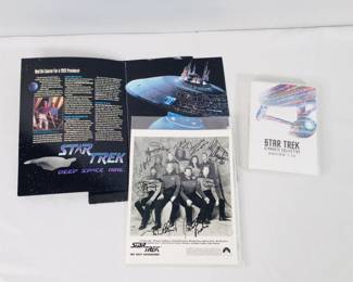 Star Trek The Next Generation Autographed Print