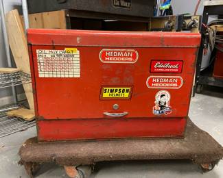 Red Metal Toolbox
