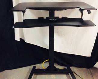 Vivo Adjustable Desk, HP Officejet Printer