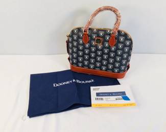  New Dooney and Bourke Las Vegas Raiders Zip Zap Satchel