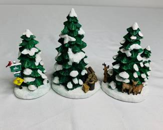 Hawthorne Village Winter Trees