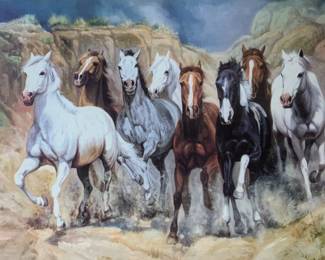 Wild Horses Running by T.S. Santos