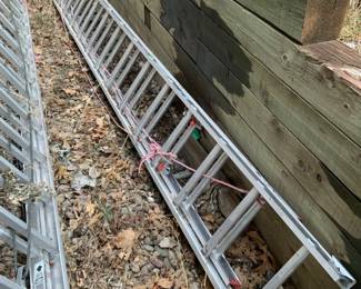 Aluminum Werner Household Extension Ladder
