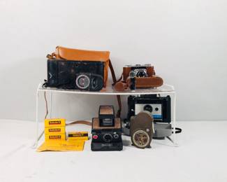 Vintage Kodak, Polaroid Cameras and More