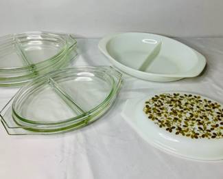 Pyrex Divided Dish Lids