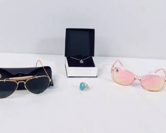 Sterling Silver Ring, Ray Ban Sunglasses