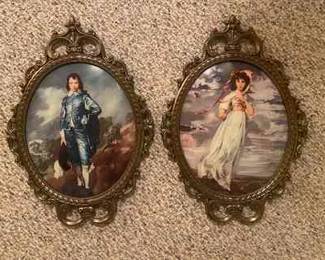 Vintage J.I.C. New York Blue Boy Pinkie Print Made in Italy