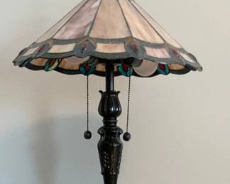 Dale Tiffany Peacock Table Lamp