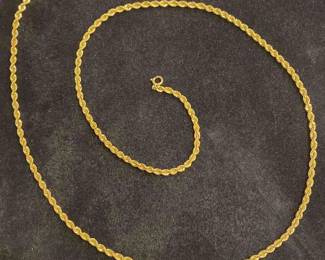 14 K Gold Necklace