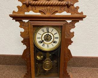 Vintage Leander Clock Attleboro Clock Co