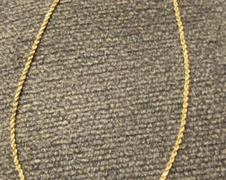 14 K Gold Necklace