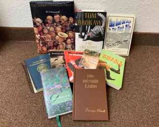 A Variety of Books Including Badger Clark Tom Brokaw