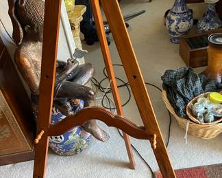 walnut easel