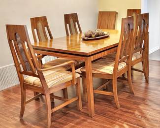 Contemporary Dining Room Set w/Leaf