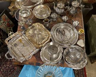 Lots of silver plate