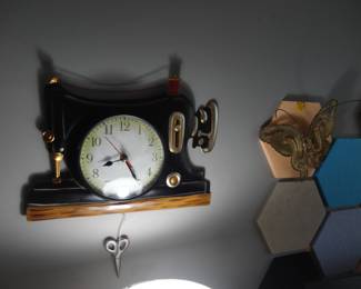 Metal Sewing Clock