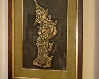 Set of four Thai Temple Rubbings