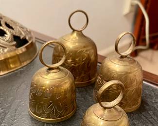 India Brass bell set