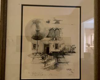 Framed Sue Olson print numbered