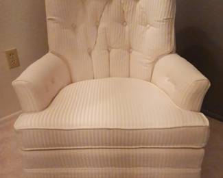 Vintage, swivel armchair