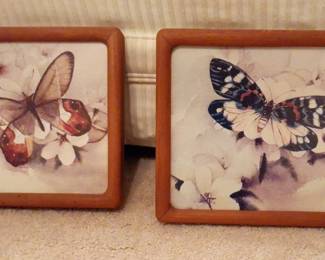 Vintage butterfly art