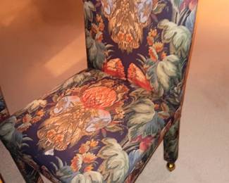 Set of 6 floral upholstered chairs was $485.00 now only $300.00.