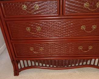Oversized Ficks Reed rattan chest, like new condition. *SOLD*